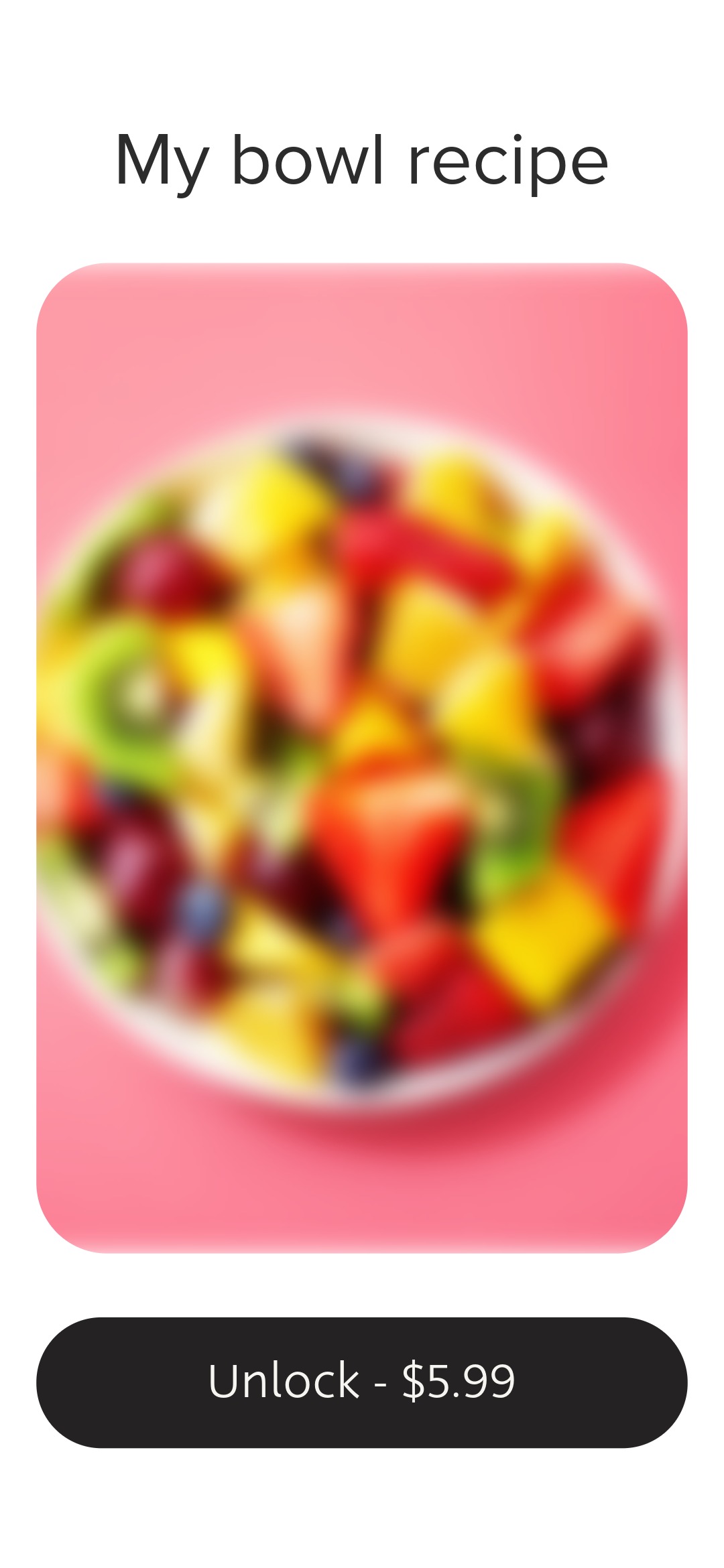 Paid link: Chef's healthy bowl